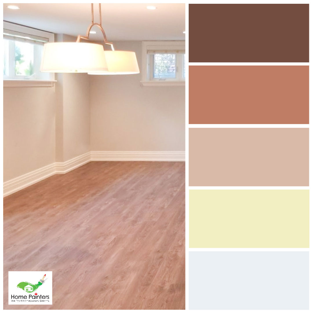 warm colour palette for interior design inspiration, wow painters in toronto, how to use a colour wheel, complementary colours, colour palette,