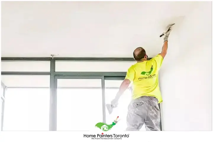 sanding of paint on ceiling
