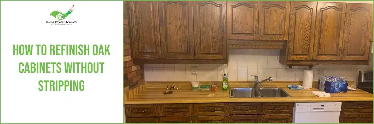 How to Refinish Oak Cabinets Without Stripping