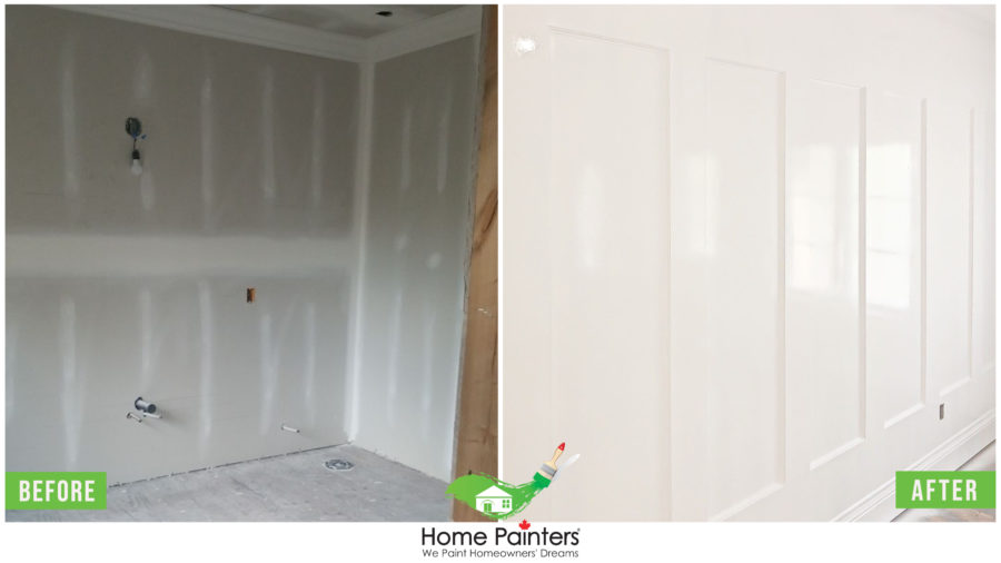 Interior Painting_Drywall Installation_White_Full Trim Interior