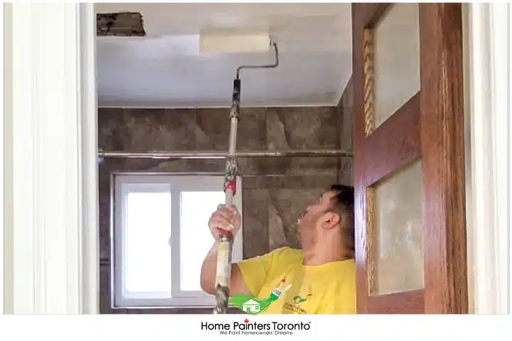 Painter Painting The Ceiling