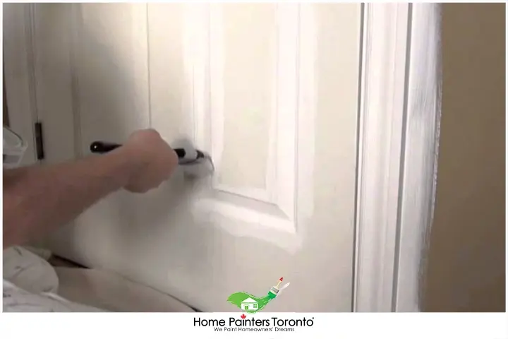 Painter Painting Interior Door