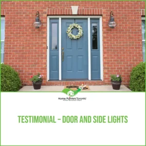 Testimonial – Door and Side Lights