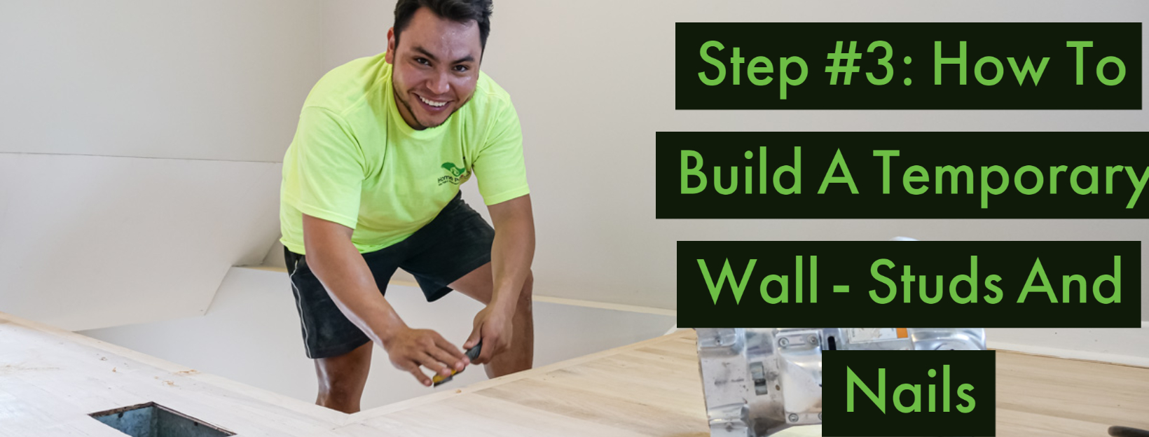 How To Build A Temporary Wall Home Painters Toronto