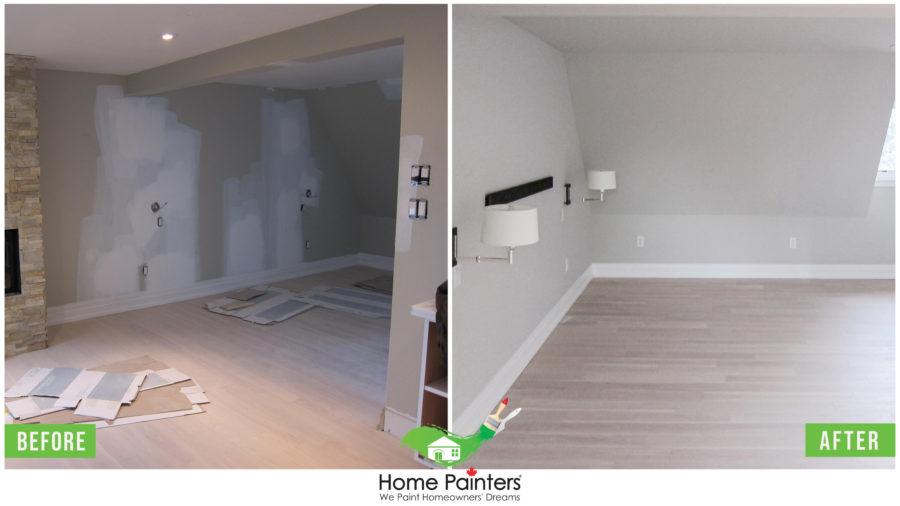 home staging before and after, best home improvements for resale, before and after staging photos, preparing your home for sale, best colors for bathrooms, painting companies toronto,