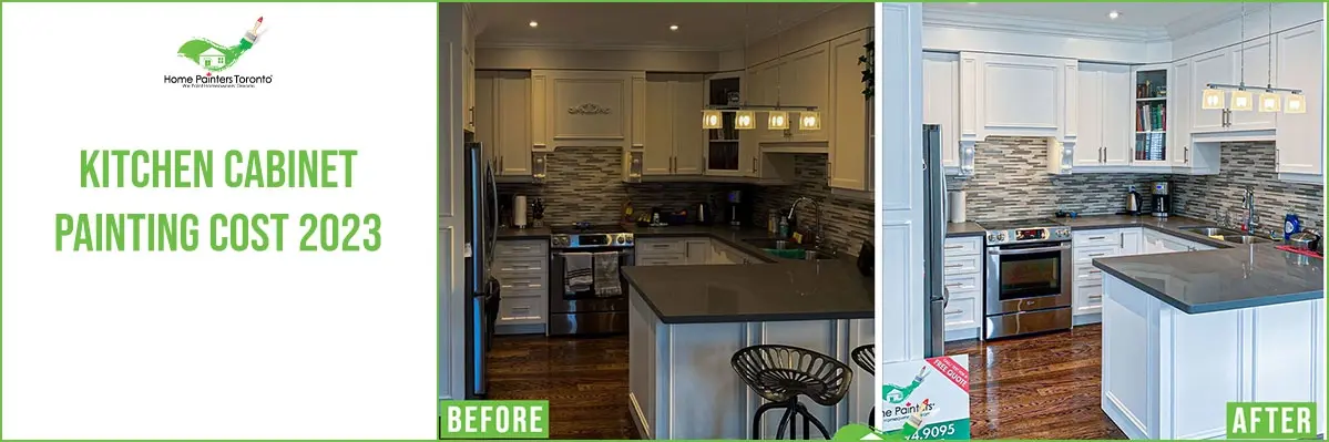 Kitchen Cabinet Painting Cost 2023 banner