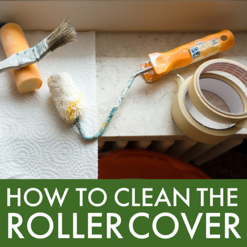 How to clean the roller cover, painting interior door, best paint for interior doors, door refinishing