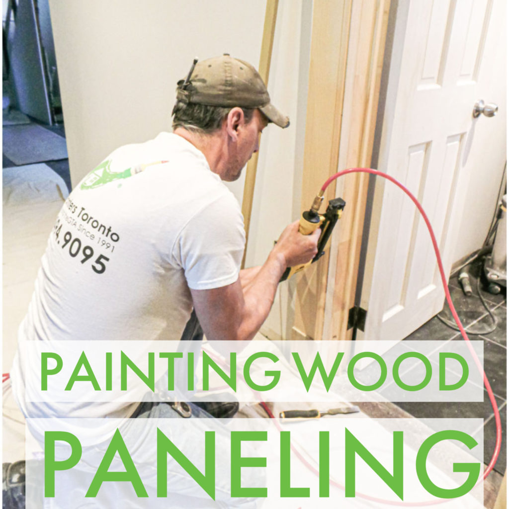 Painting wood paneling
