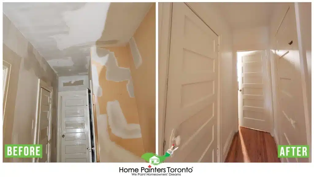 Interior Peeling Wall Painting Repair