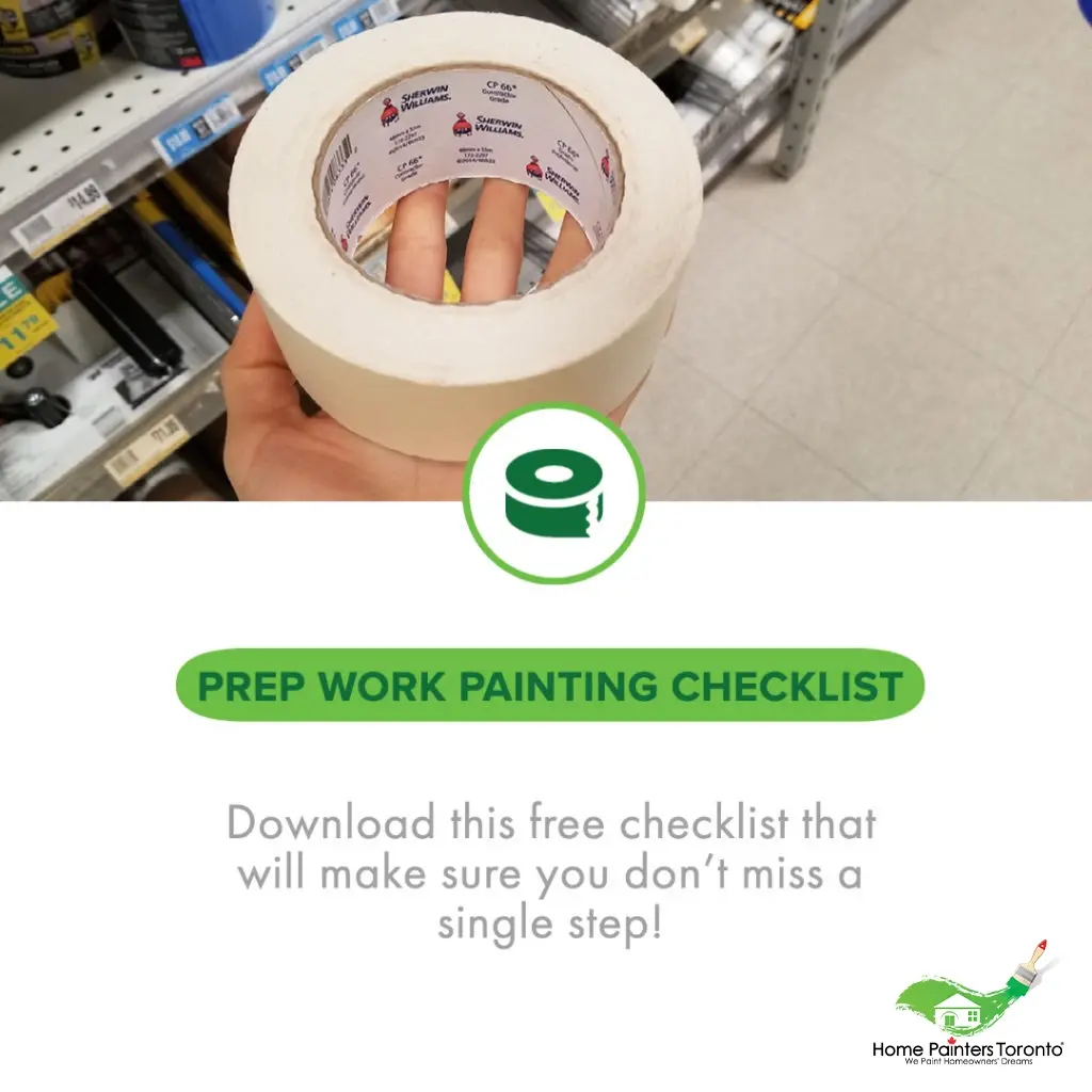Prep Work Painting Checklist