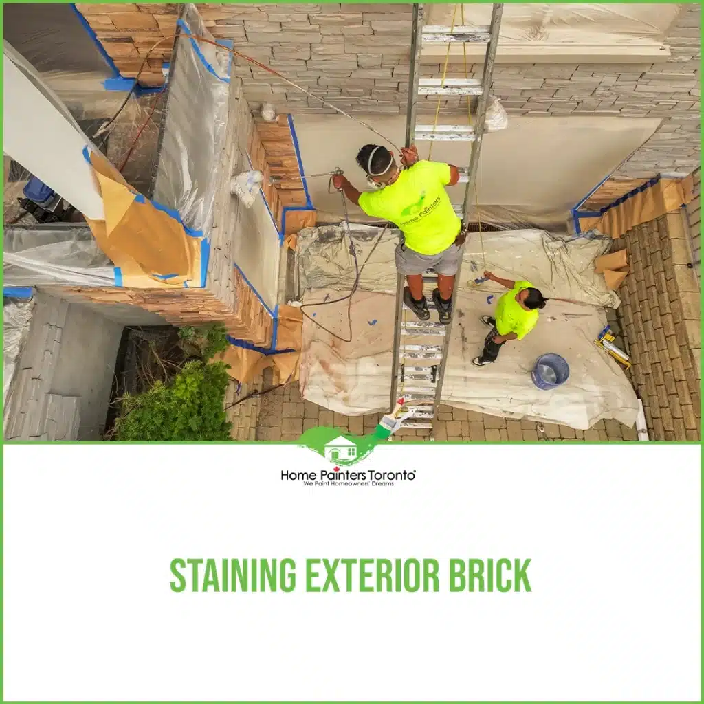 Staining Exterior Brick