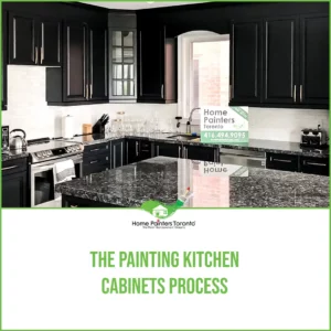 The Painting Kitchen Cabinets Process