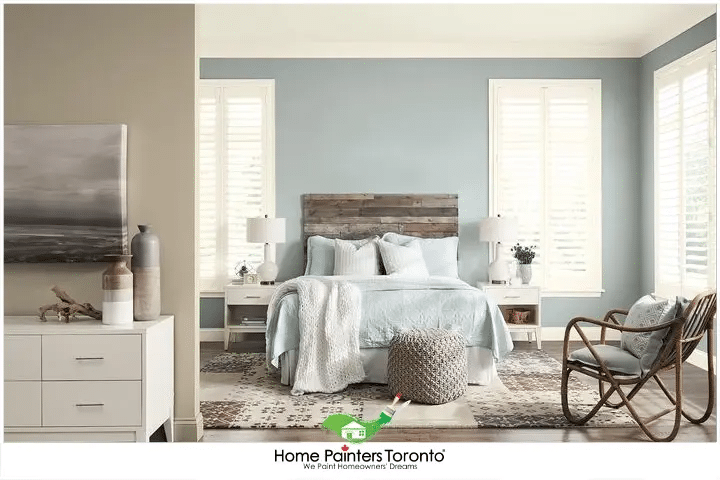 Interior Powder Blue Wall Paint