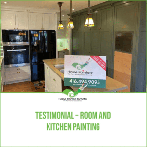 Testimonial Room and Kitchen Painting
