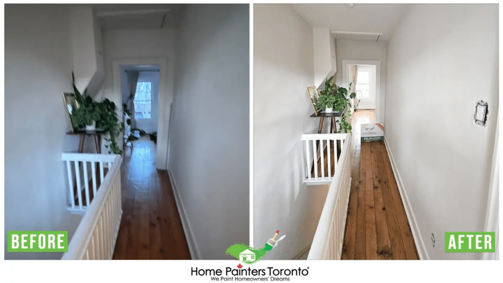 Interior Wall Painting Before And After