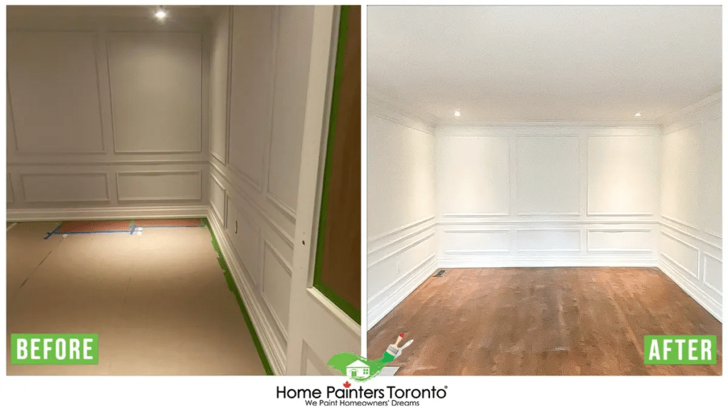 Interior Wall Painting Before And After
