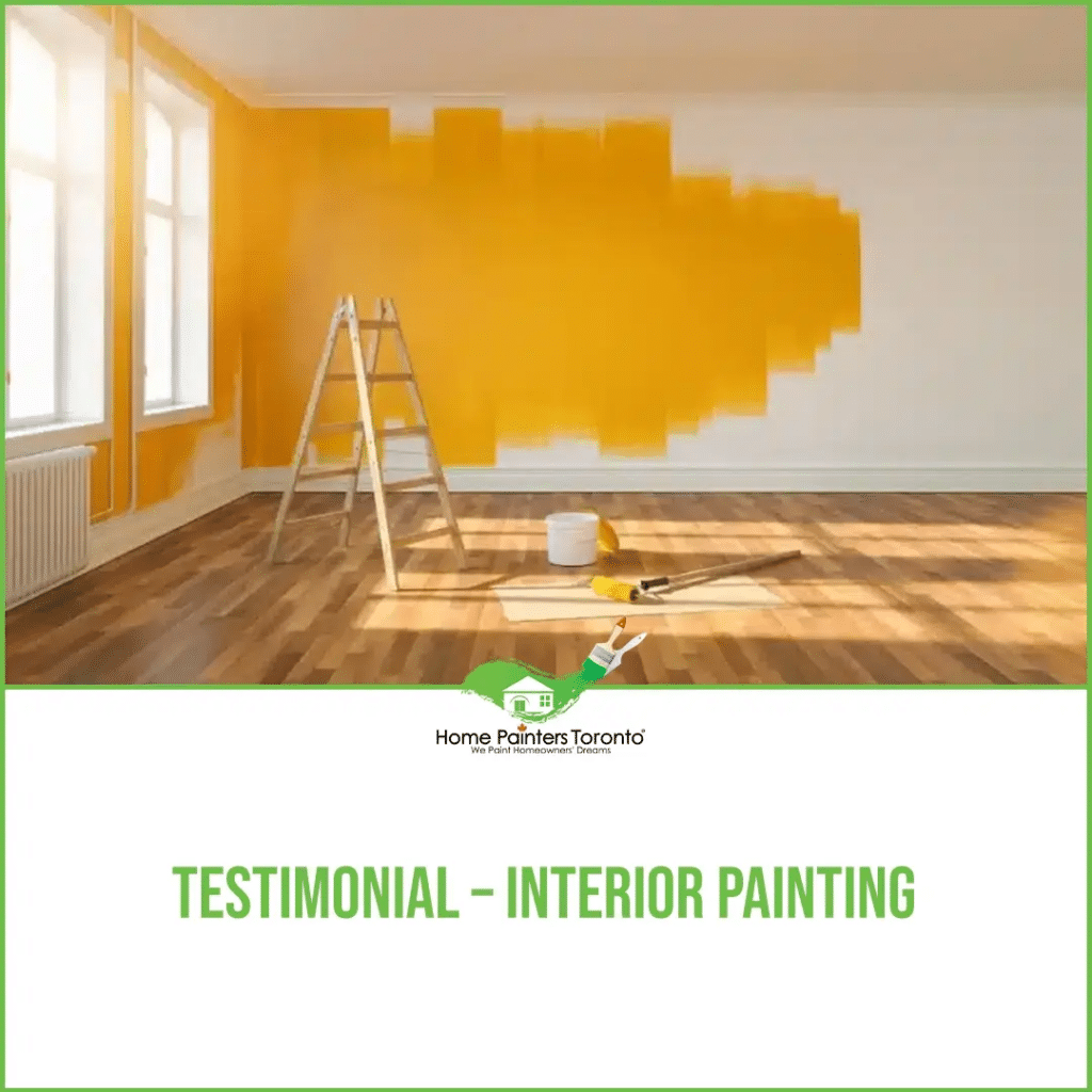 Testimonial – Interior Painting