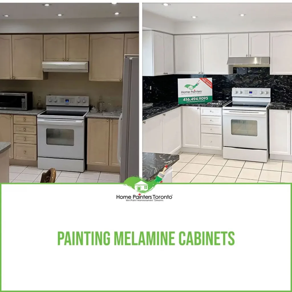 Painting Melamine Cabinets featured