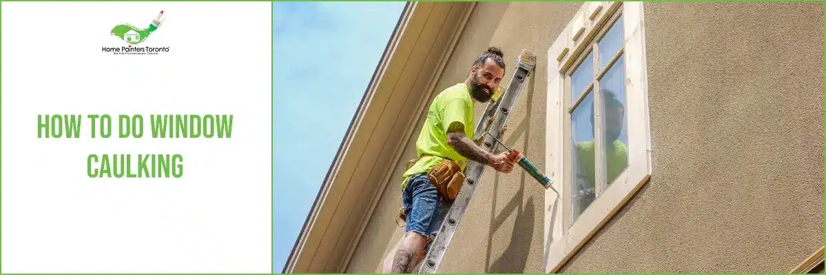 How To Do Window Caulking Banner