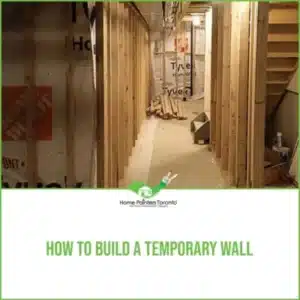 How to Build A Temporary Wall Image 400x400