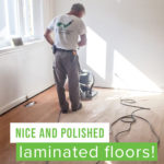 Nice and Polished laminated floors by Home Painters Toronto