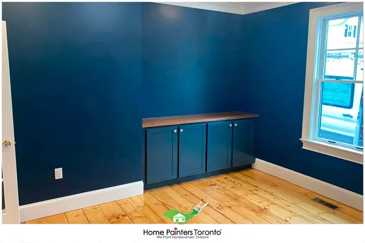 Blue Painted Room 3
