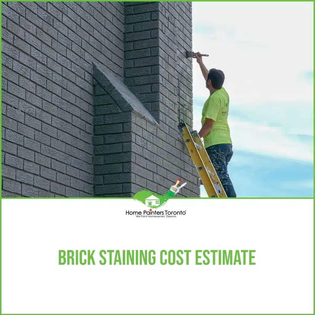 Brick Staining Cost Estimate