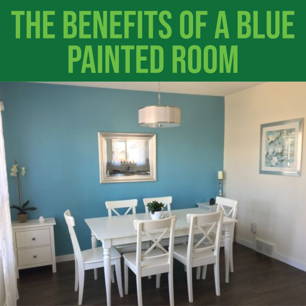 the benefits of a blue painted room