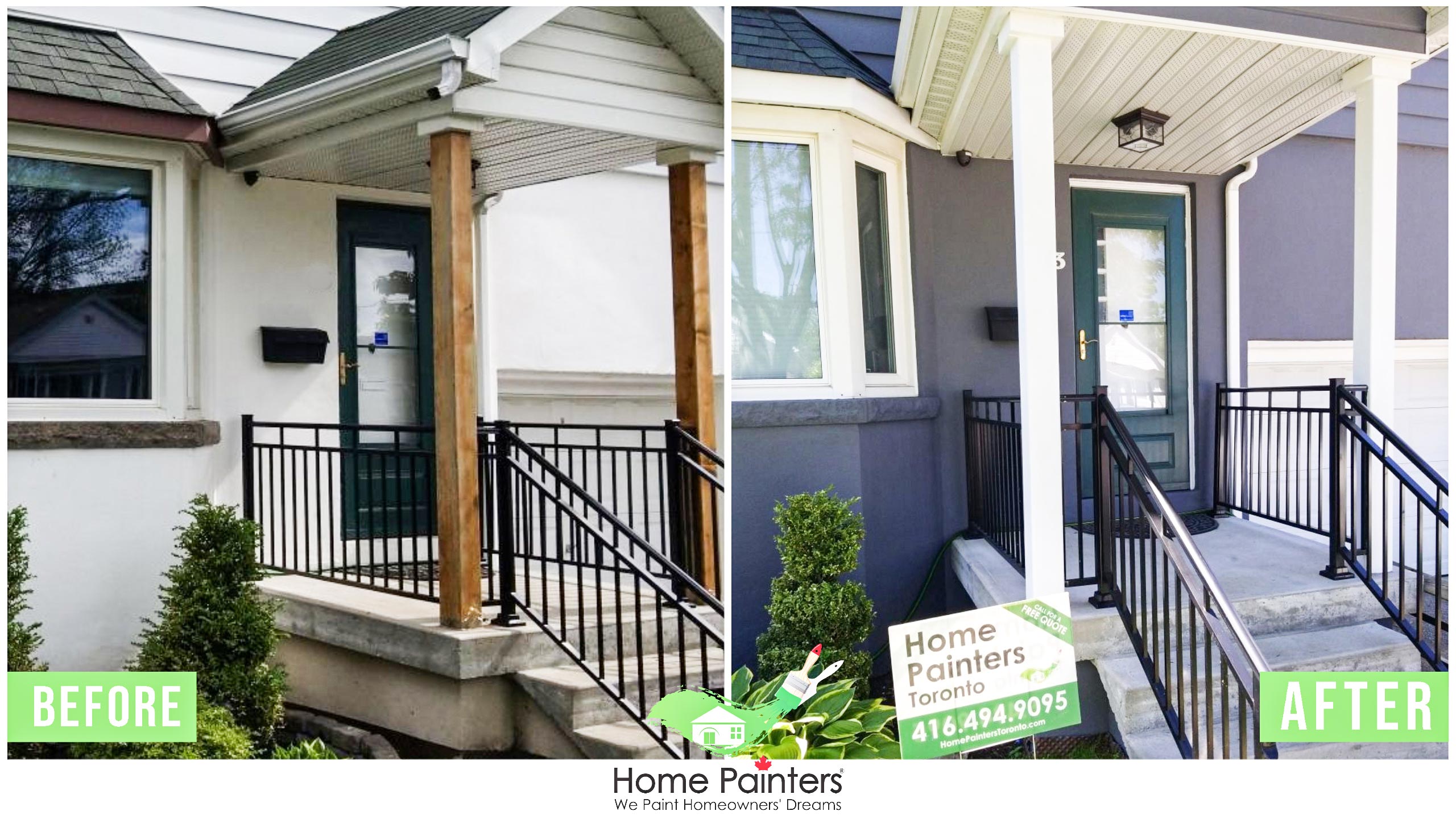 Exterior House Painting Toronto   Call Home Painters Toronto today
