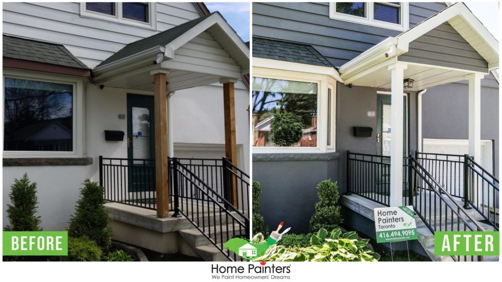 exterior aluminum siding home painters design deck painting toronto transformation