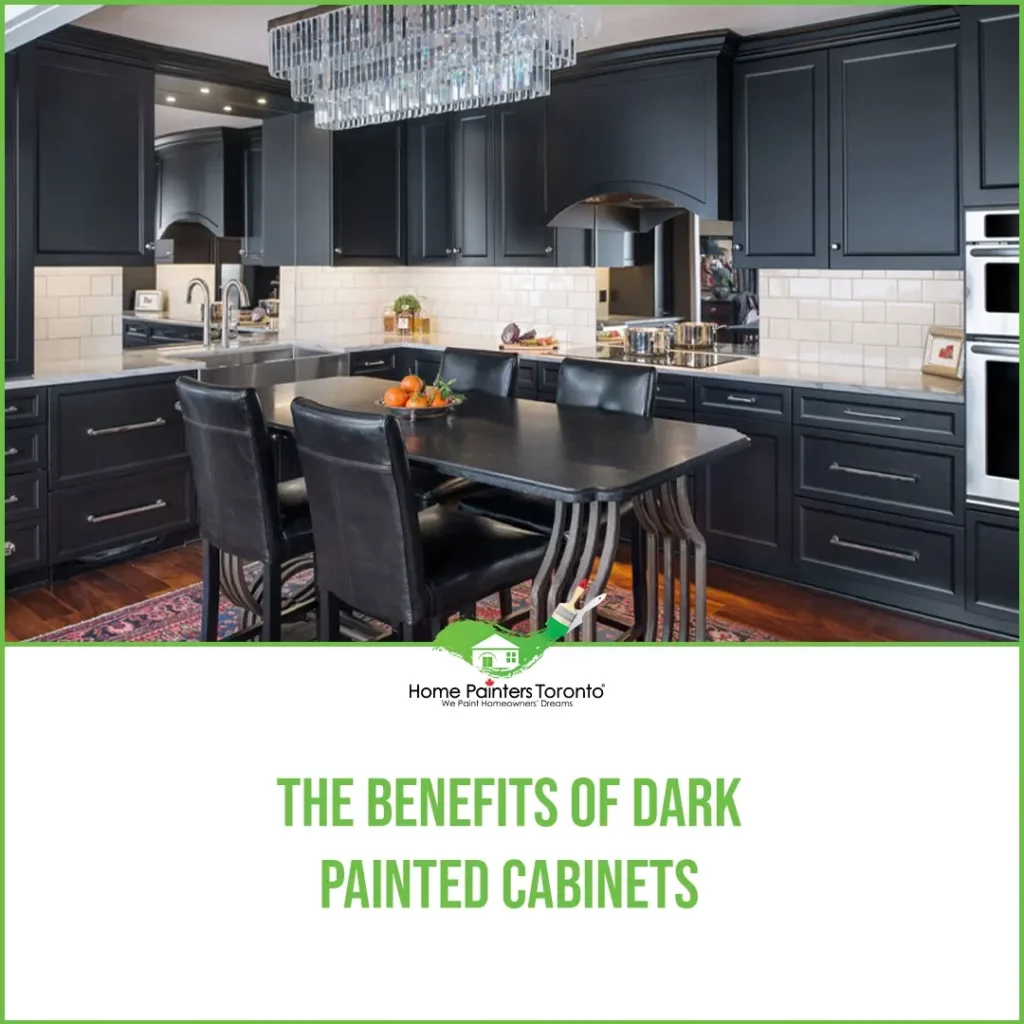 The Benefits Of Dark Painted Cabinets Image