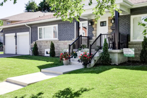 Exterior of house, House painters