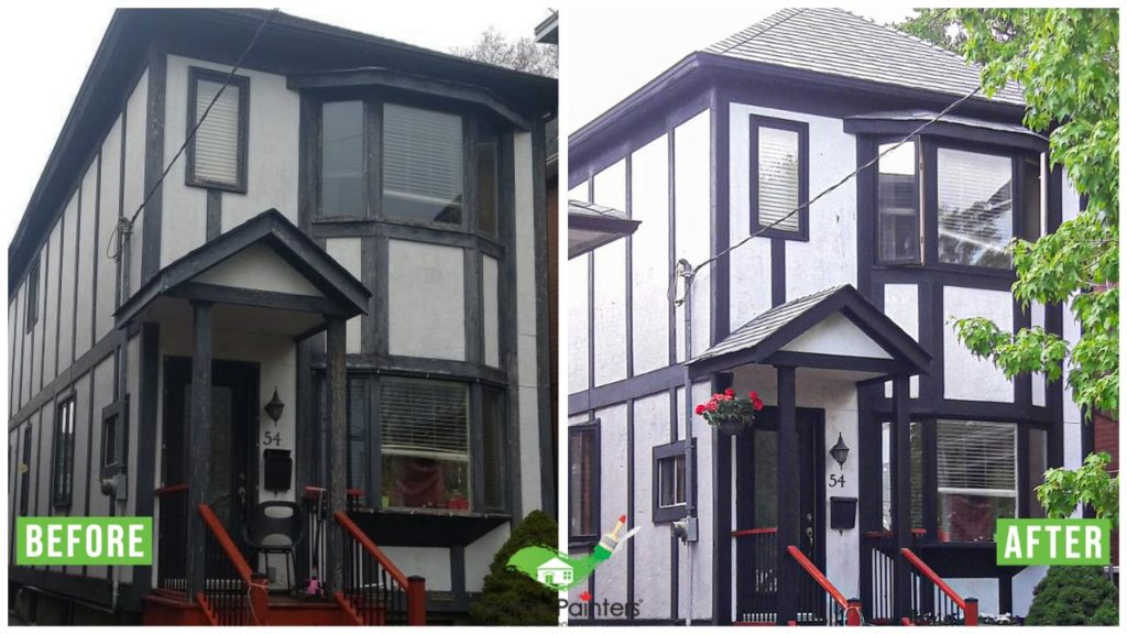 exterior painting transformation home painters toronto