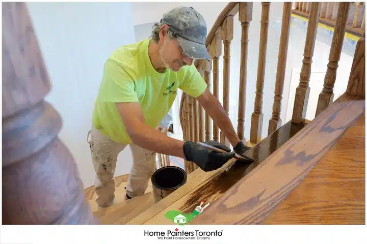 Painter Painting Staircase