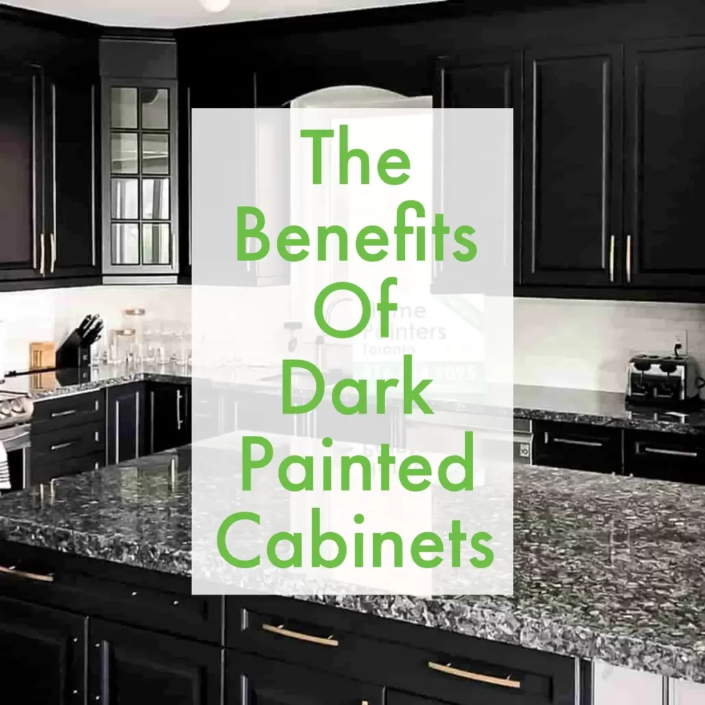 Featured image for The Benefits of dark painted cabinets