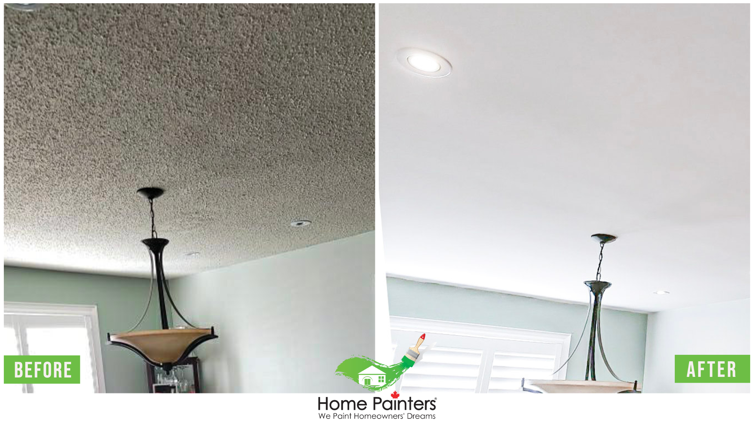 Popcorn ceiling removal