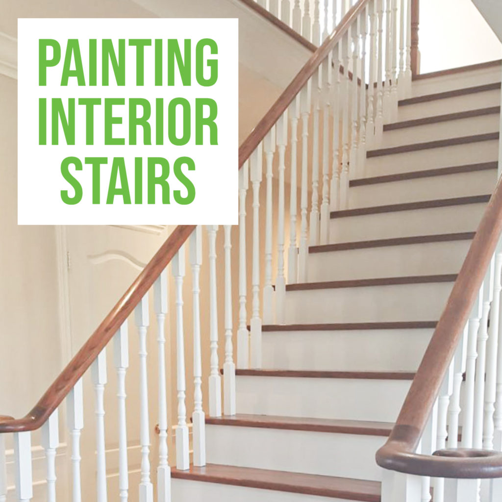 painting interior stairs