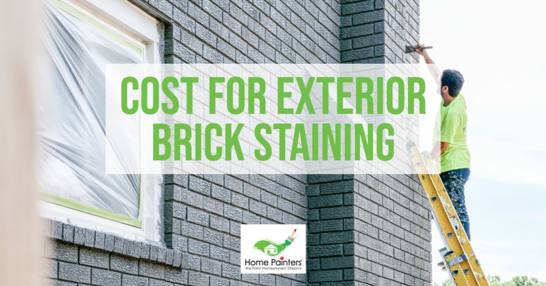 Exterior Brick Staining