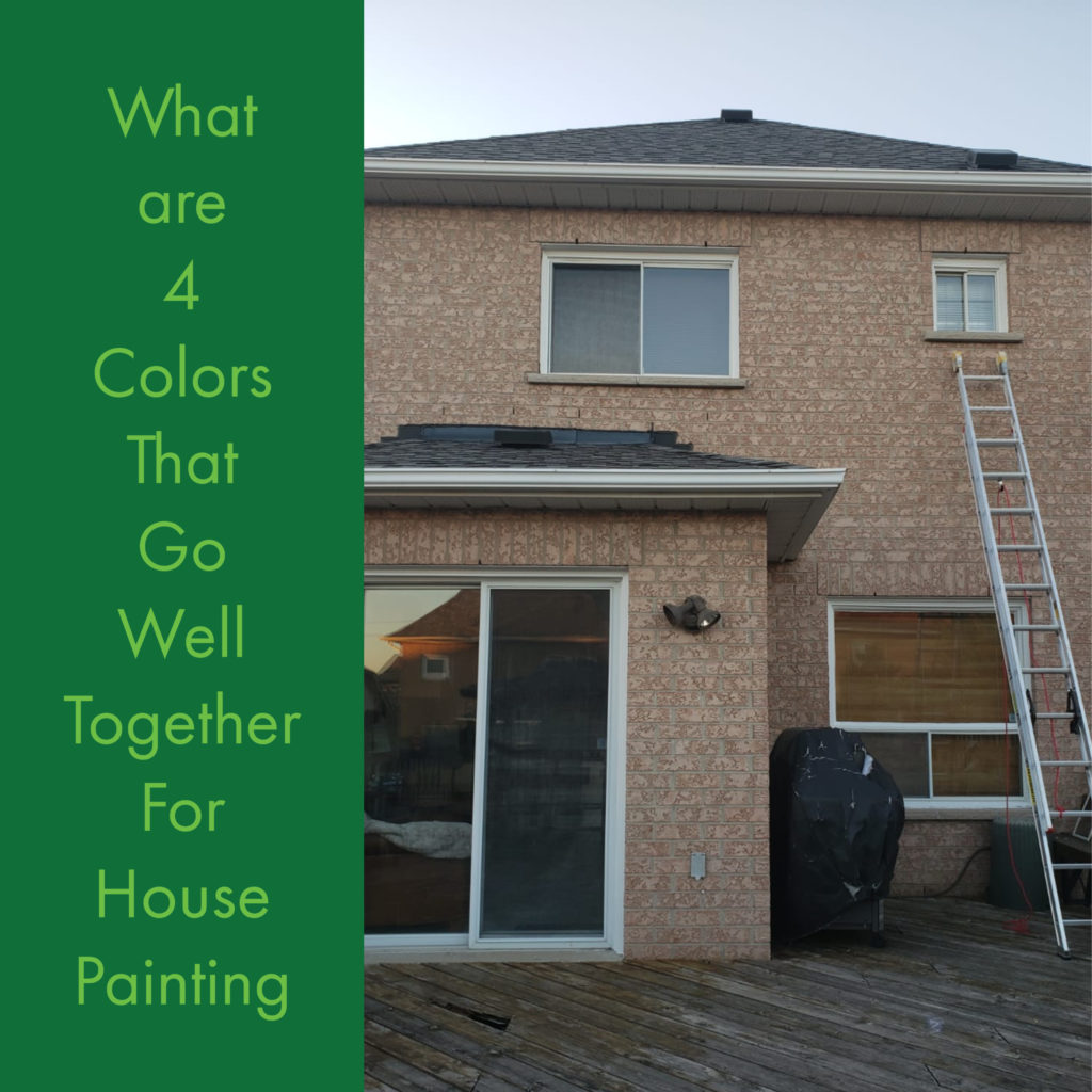 Exterior painting, What are 4 Colors That Go Well Together For House Painting