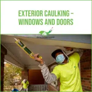 Exterior Caulking Windows and Doors