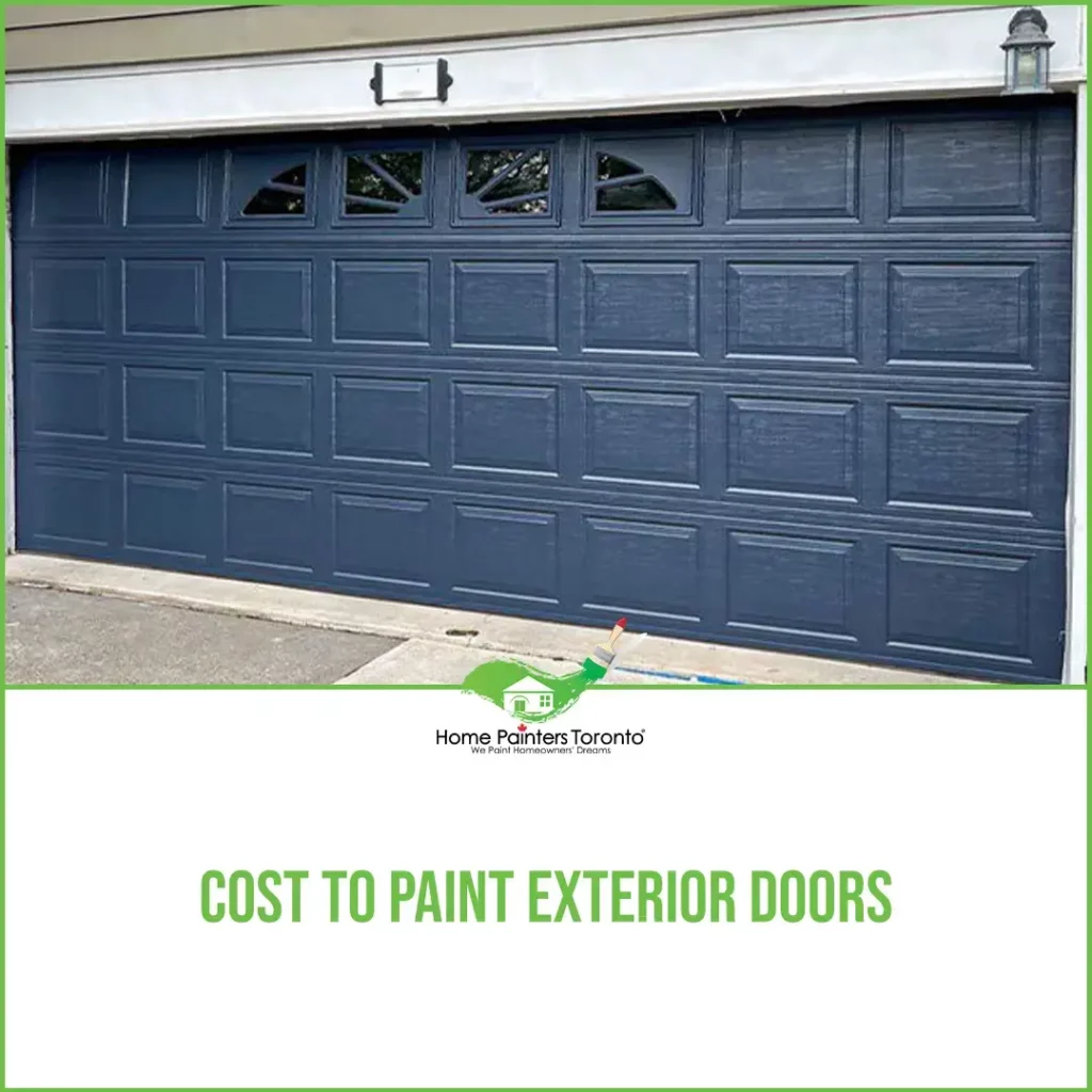 Cost to Paint Exterior Doors featured