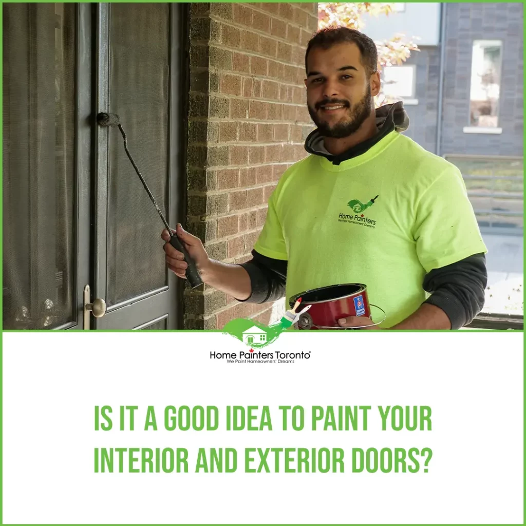 interior and exterior door painting