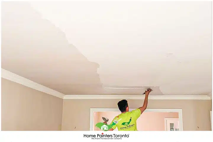 Painter Painting The Ceiling