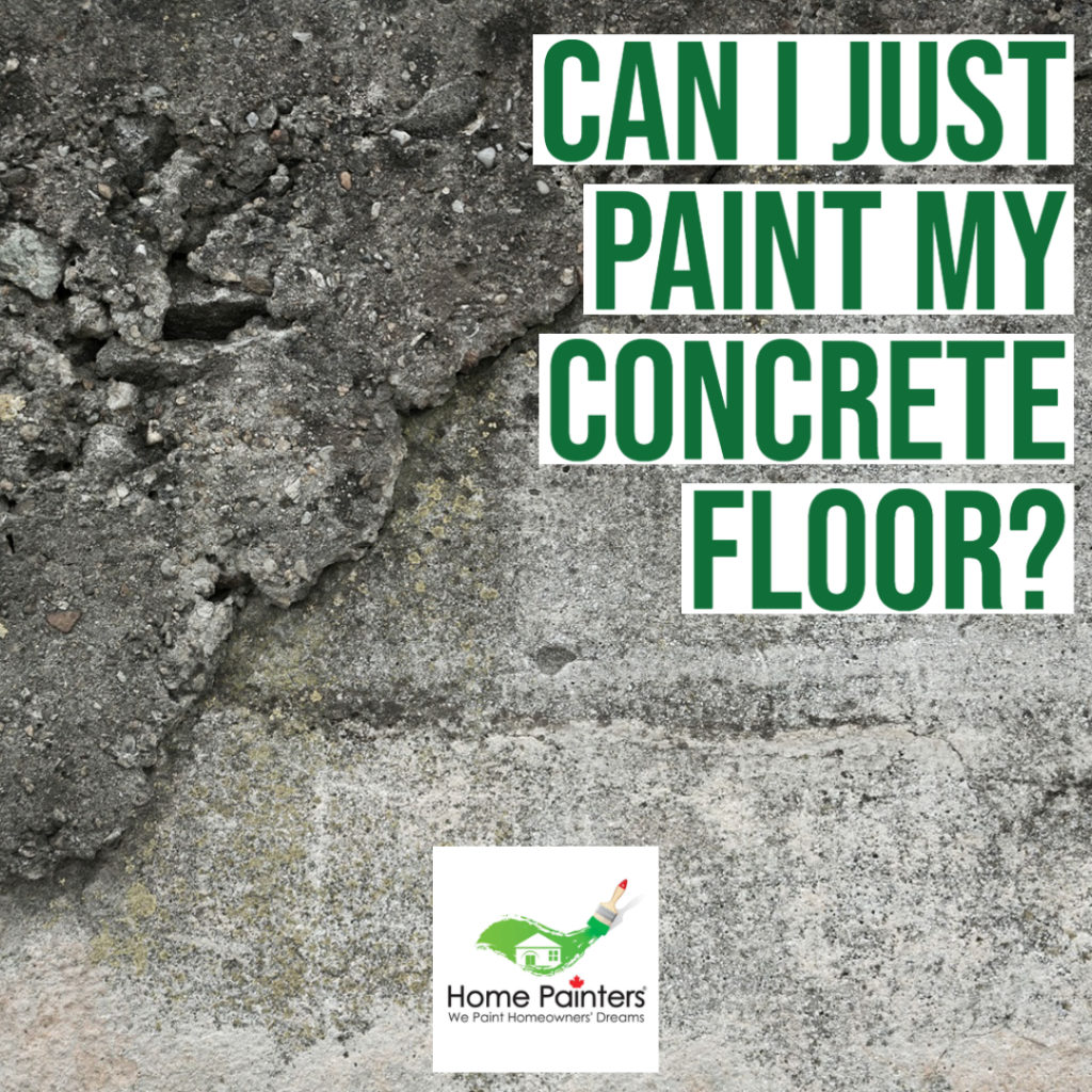 Can I Just Paint My Concrete Floor