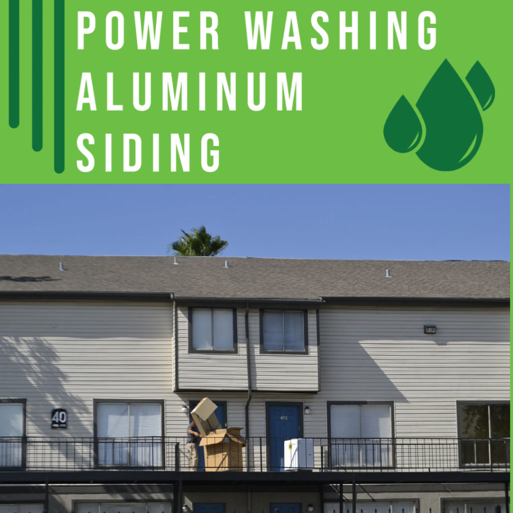 Power Washing Aluminum Siding