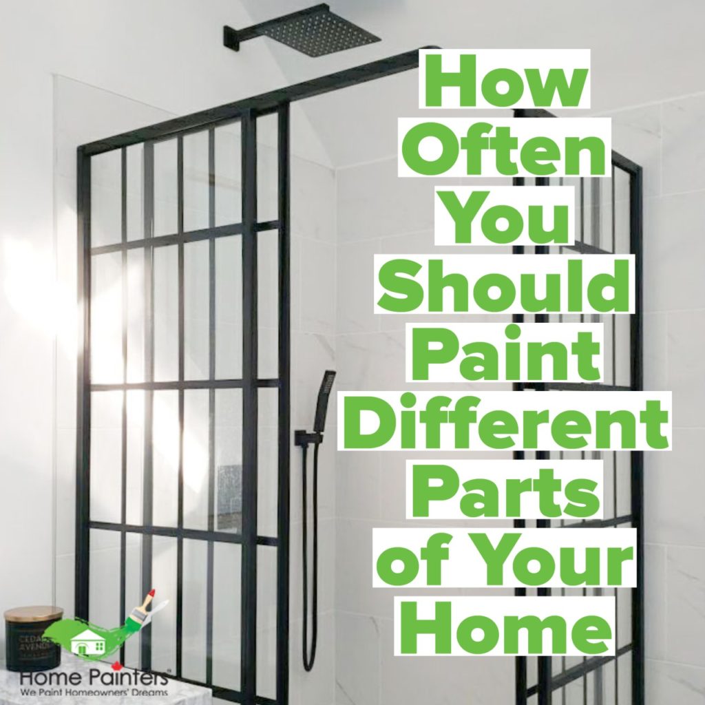 Painting different parts of your home