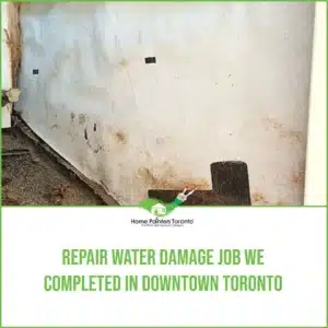 Repair Water Damage Job We Completed in Downtown Toronto Image