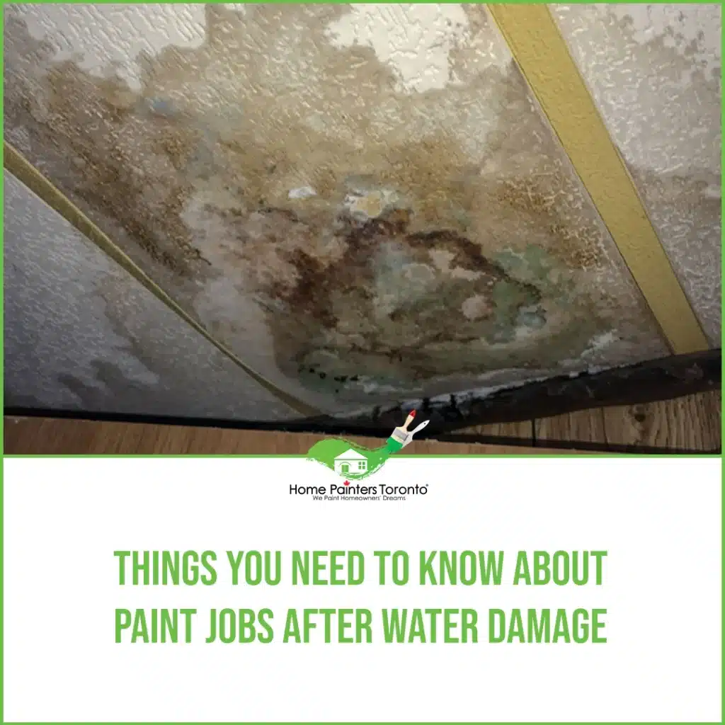 Things You Need to Know About Paint Jobs after Water Damage
