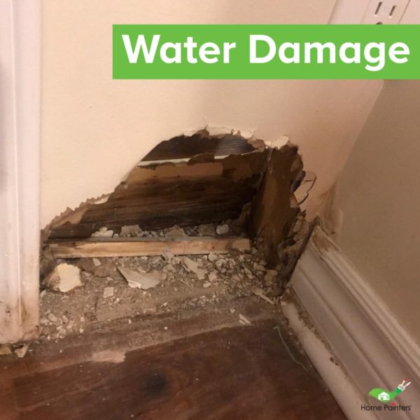 wall water damage