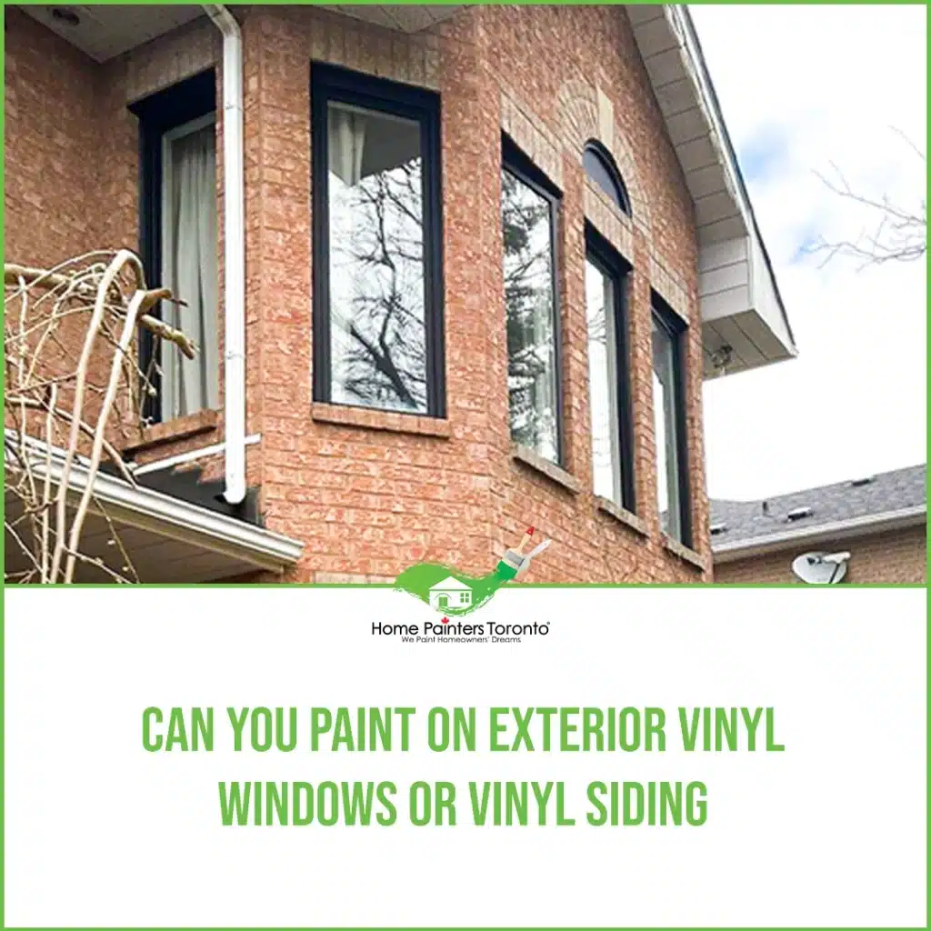 Can You Paint on Exterior Vinyl Windows or Vinyl Siding?